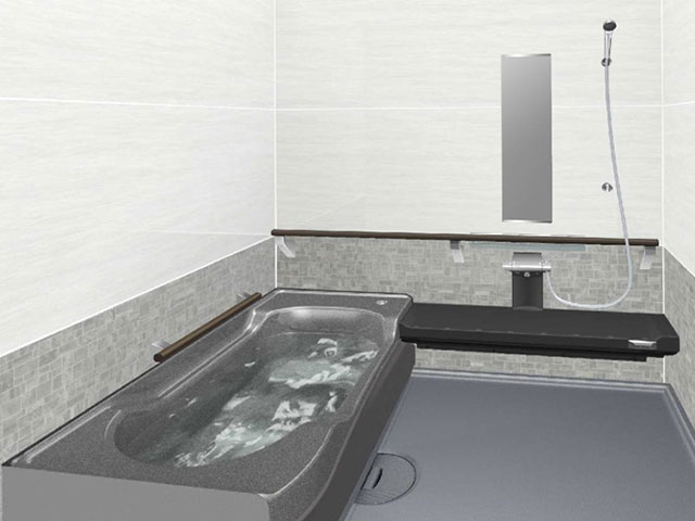 クリナップ システムバス アクリアバス(AQULIA-BATH) とってもクリンカウンター1618型 浴室まるごと保温 高断熱浴槽 バスルーム フラット天井 メーカー直送 - 4